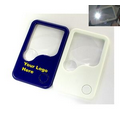 Credit Card Size Magnifier W/ LED Flashlight